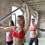 women doing armpit exercises