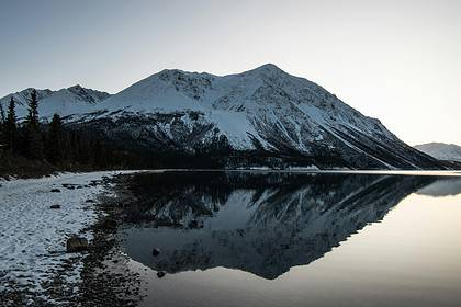Lake in Yukon Territory
