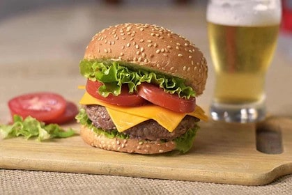 Delicious vegan burger served at top Saskatoon eatery.
