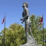 Terry Fox Memorial Statue in Thunder Bay, Canada