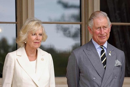 Royal couple visiting Government House in Sydney.