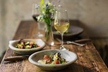 Elegant Dining Experience in Oakville: Gourmet Cuisine with Wine.