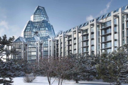 National Gallery of Canada, Ottawa, in winter.