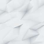 White geometric paper texture for background.