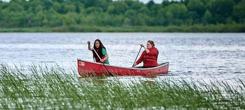Canoeing adventure at Rideau River Provincial Park.
