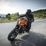 a person riding a bike