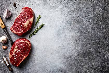 meat and herbs