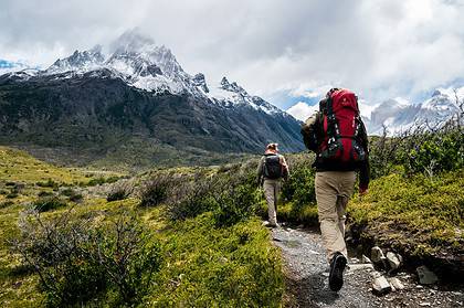 People Hiking on Mountain