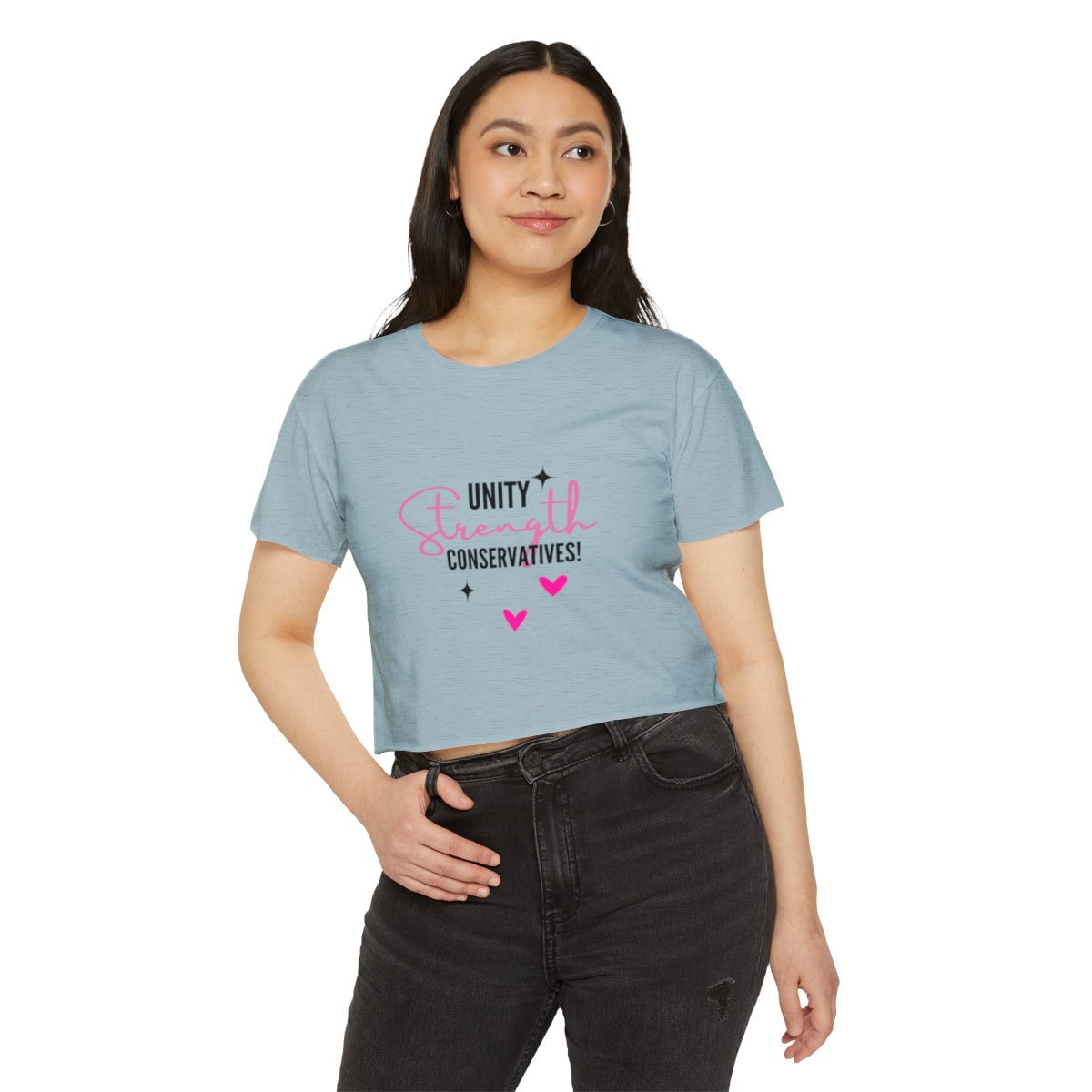 Unity Strength Conservative: Women's Festival Crop Top 16 Unity Strength Conservative: Women's Festival Crop Top - Image 16