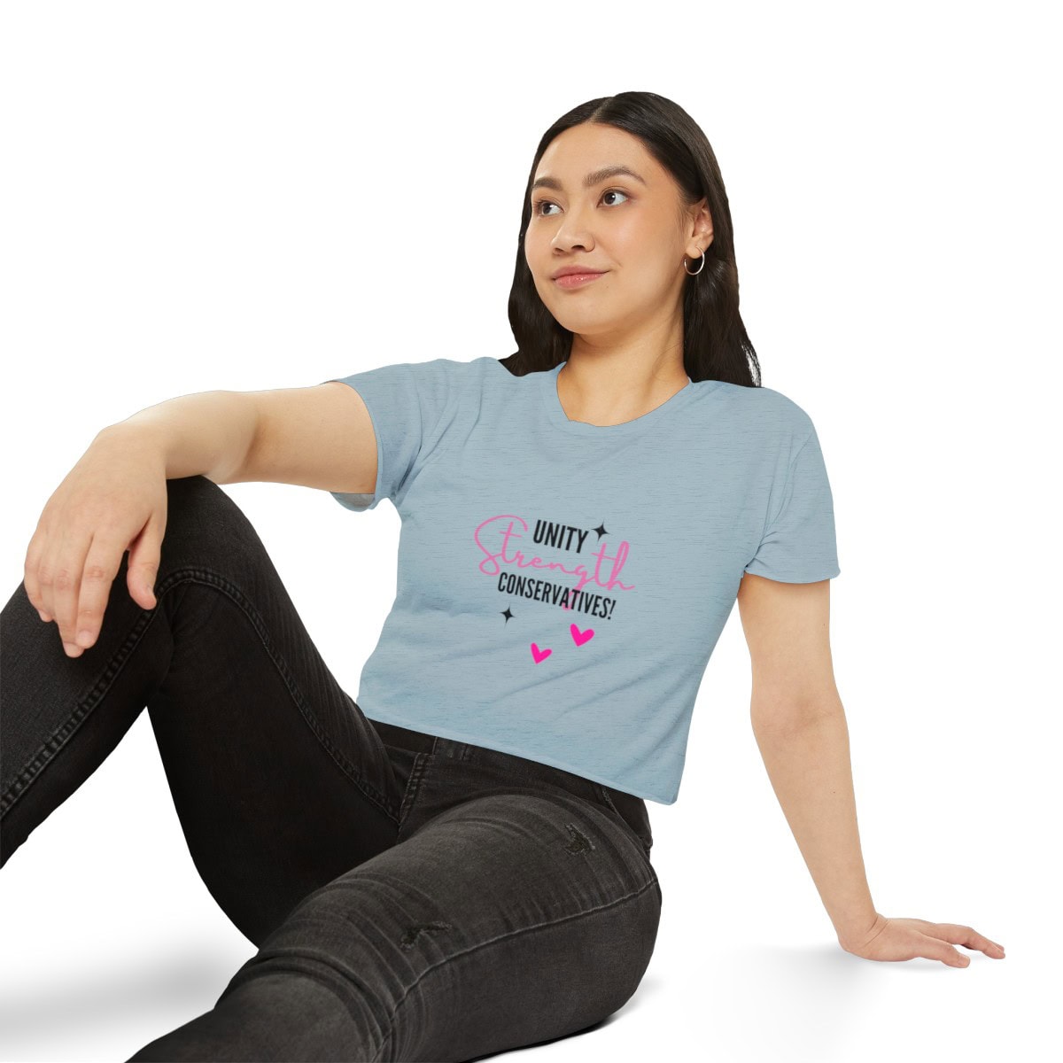 Unity Strength Conservative: Women's Festival Crop Top 20 Unity Strength Conservative: Women's Festival Crop Top - Image 20