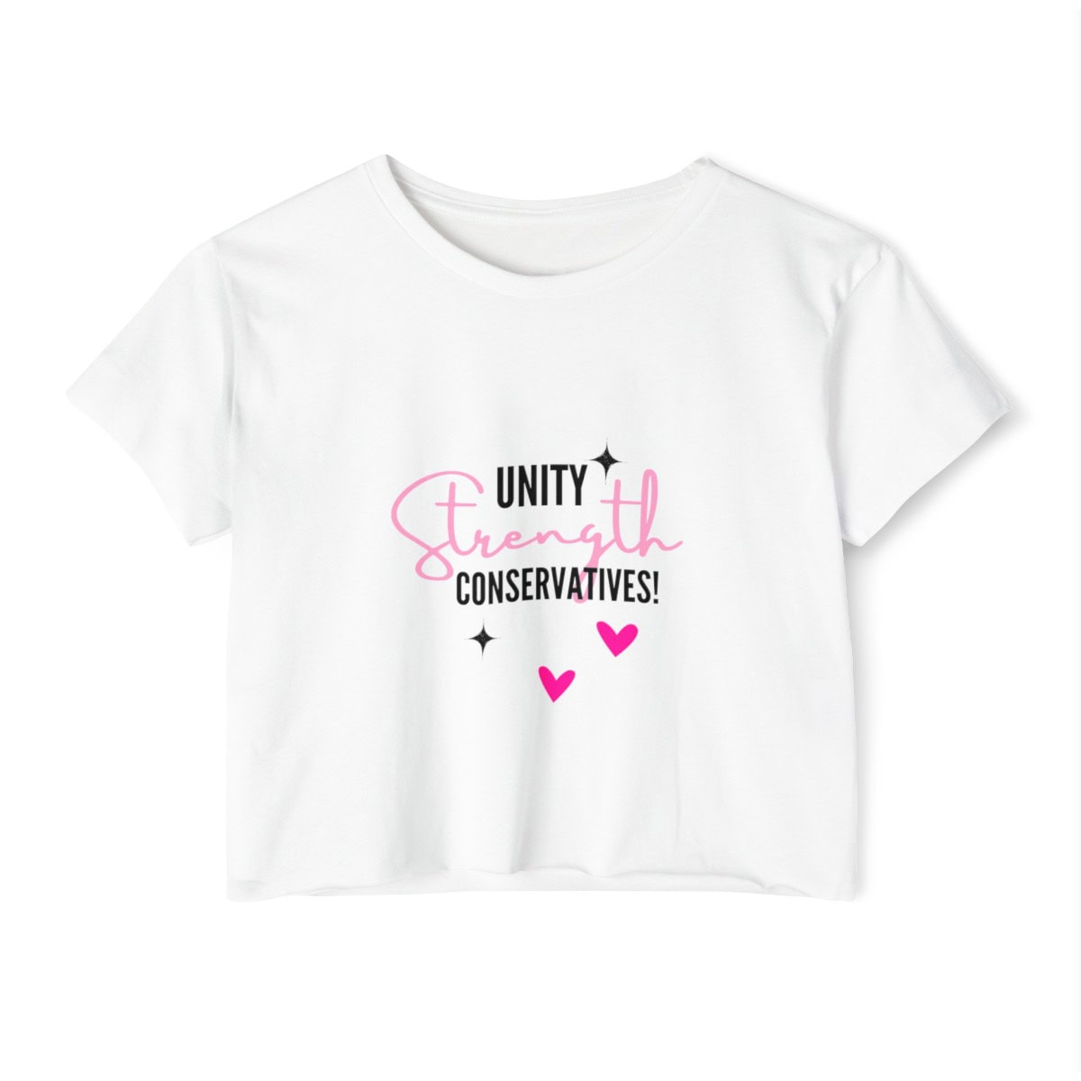 Unity Strength Conservative: Women's Festival Crop Top 2 Unity Strength Conservative: Women's Festival Crop Top - Image 2