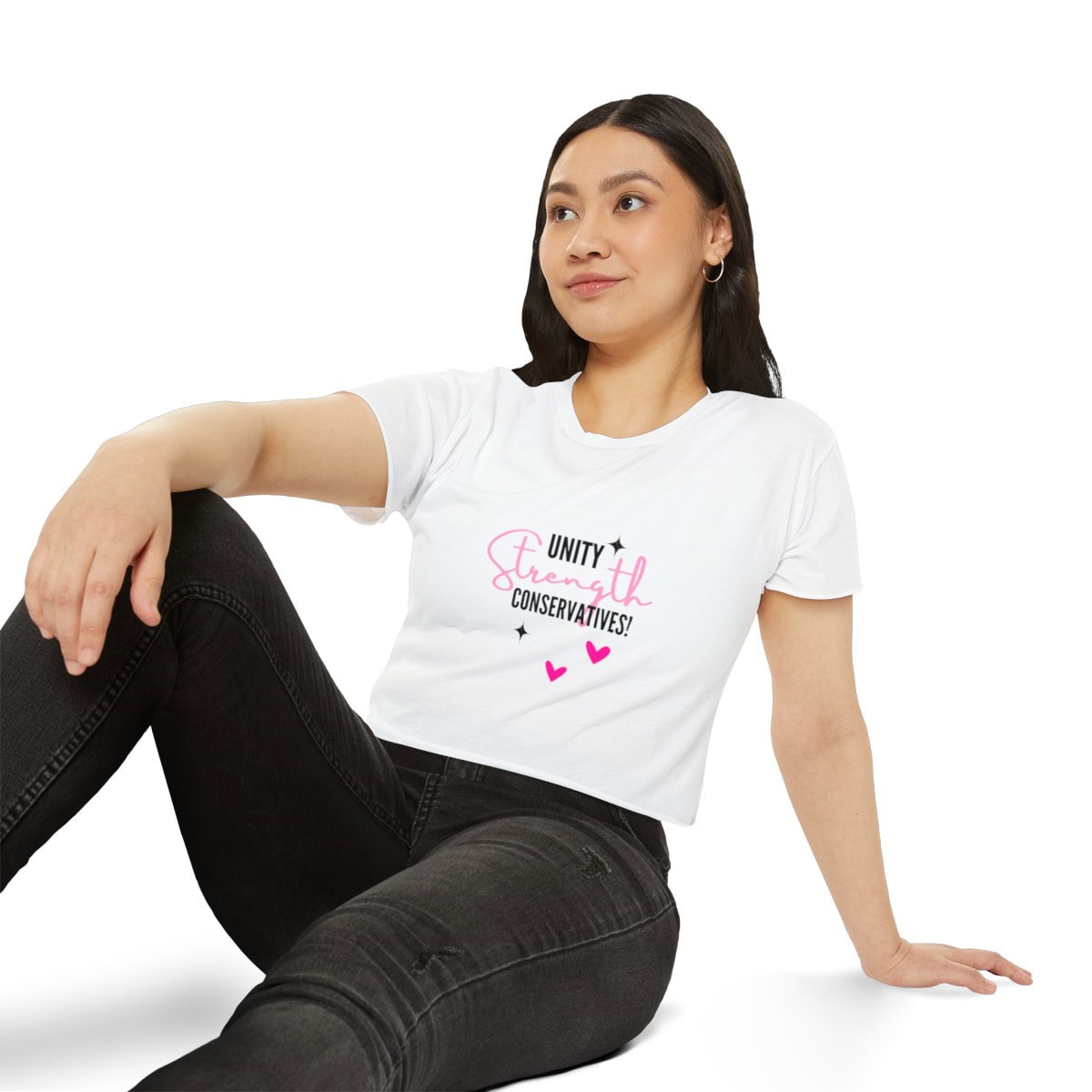 Unity Strength Conservative: Women's Festival Crop Top 5 Unity Strength Conservative: Women's Festival Crop Top - Image 5