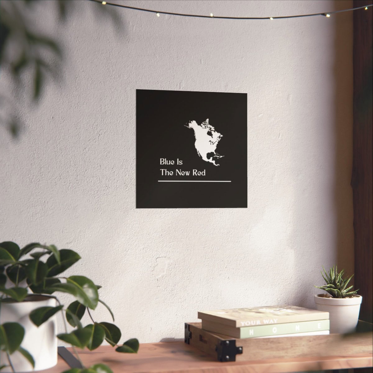 Blue is The New Red: Black Vertical Poster - Image 22