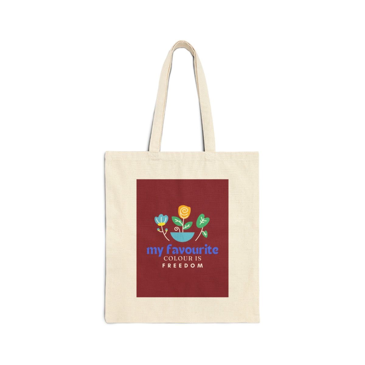 My Favourite Colour is Freedom - Cotton Tote Bag 2 My Favourite Colour is Freedom - Cotton Tote Bag - Image 2