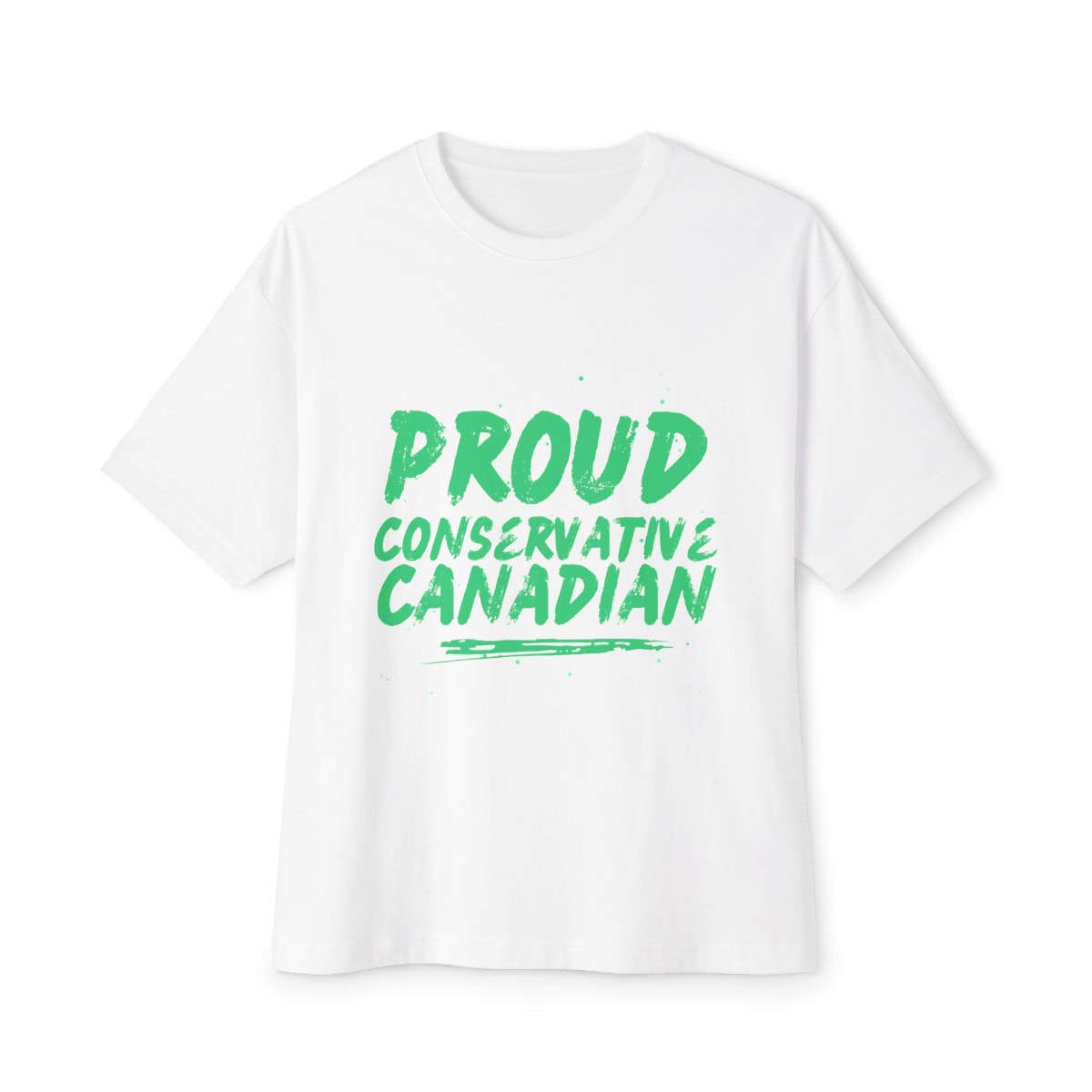 Proud Conservative Canadian: Unisex Oversized Boxy Tee 7 Proud Conservative Canadian: Unisex Oversized Boxy Tee - Image 7
