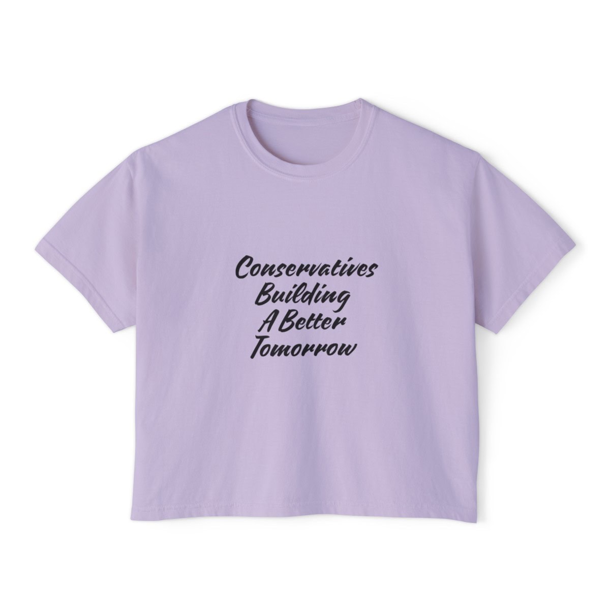 Conservatives Building A better Tomorrow: Women's Boxy Tee 14 Conservatives Building A better Tomorrow: Women's Boxy Tee - Image 14