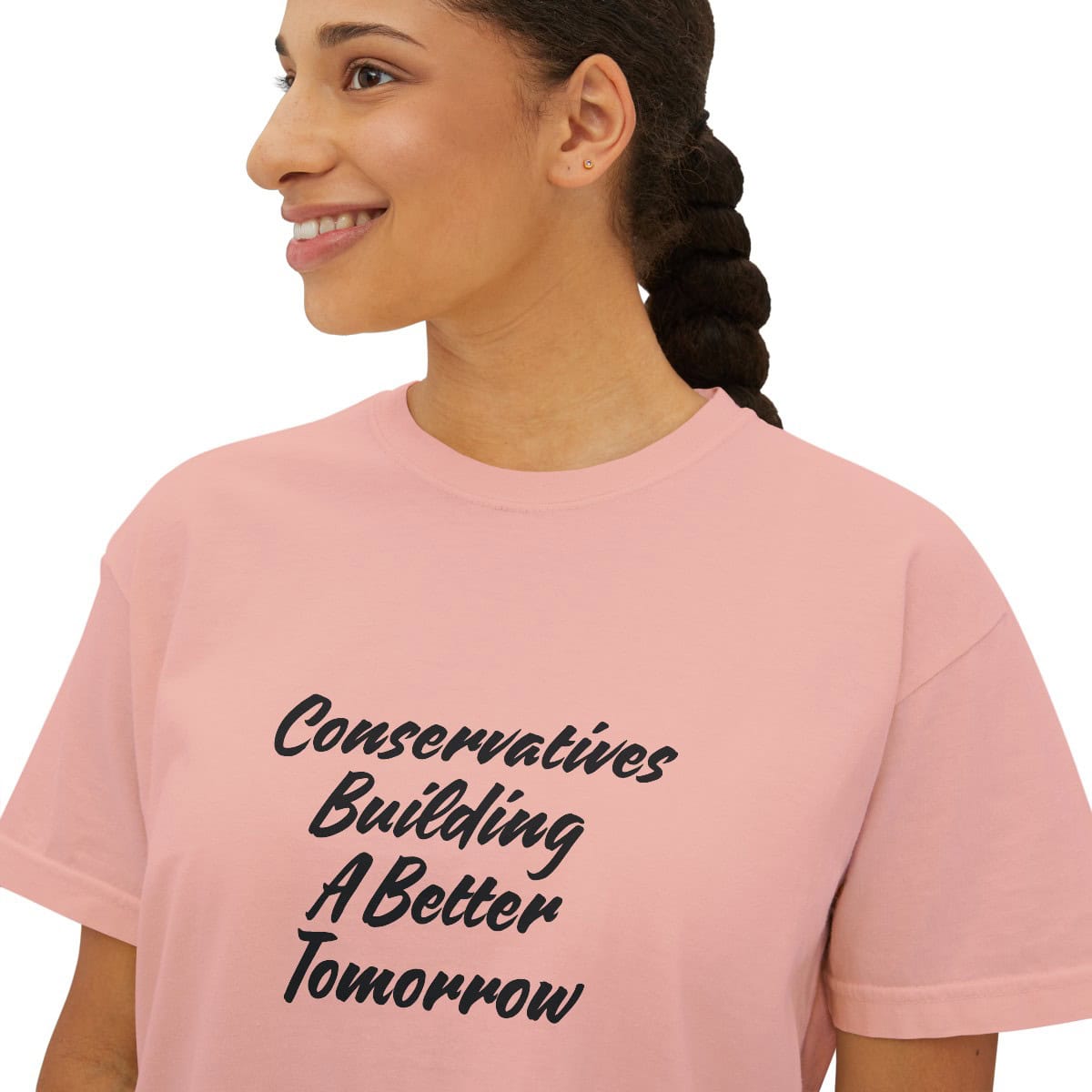 Conservatives Building A better Tomorrow: Women's Boxy Tee 6 Conservatives Building A better Tomorrow: Women's Boxy Tee - Image 6