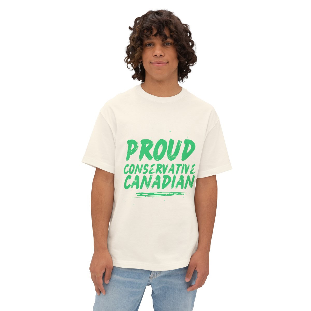 Proud Conservative Canadian: Unisex Oversized Boxy Tee 5 Proud Conservative Canadian: Unisex Oversized Boxy Tee - Image 5