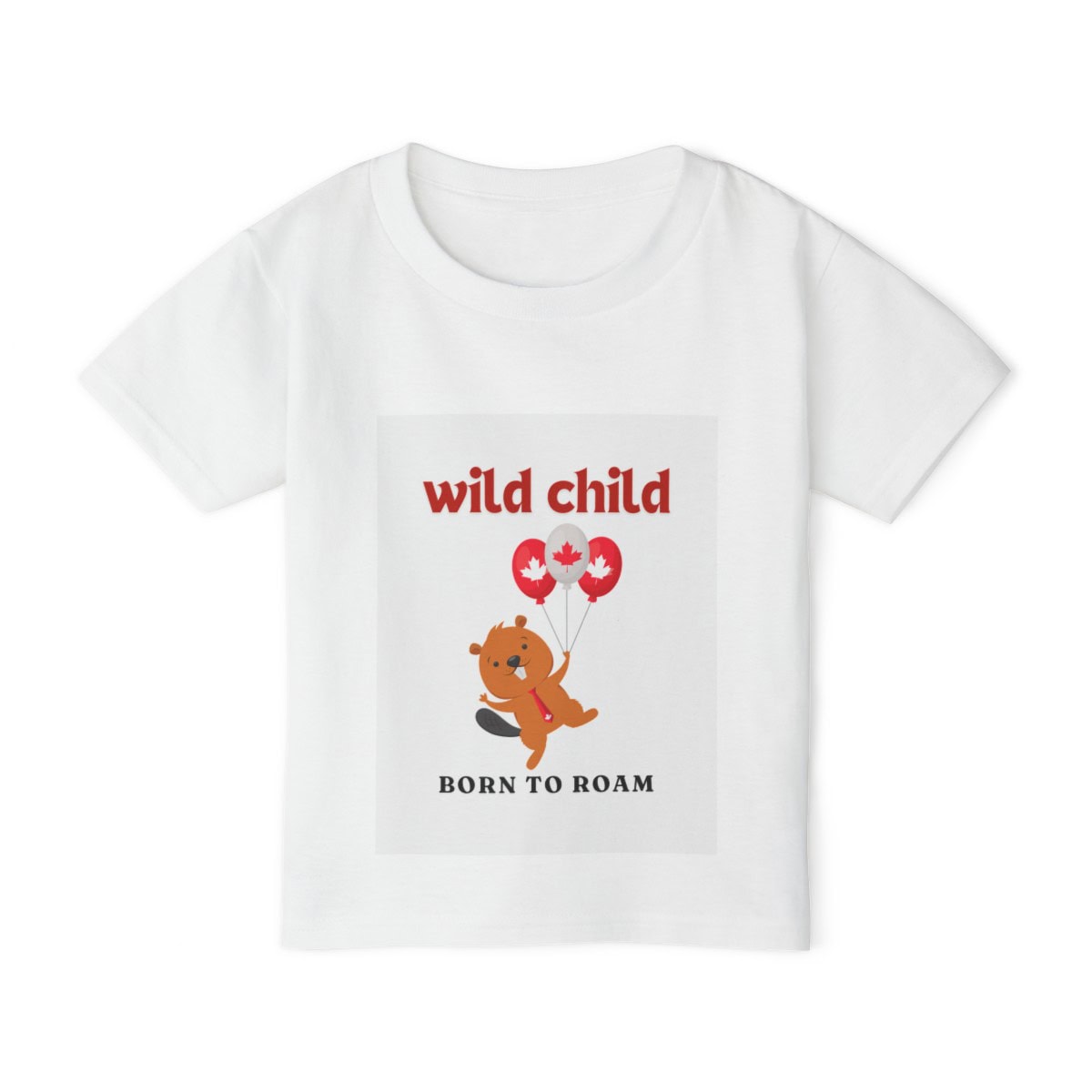 Wild Child Bore To Roam - Cotton Toddler T-shirt 2 Wild Child Bore To Roam - Cotton Toddler T-shirt - Image 2