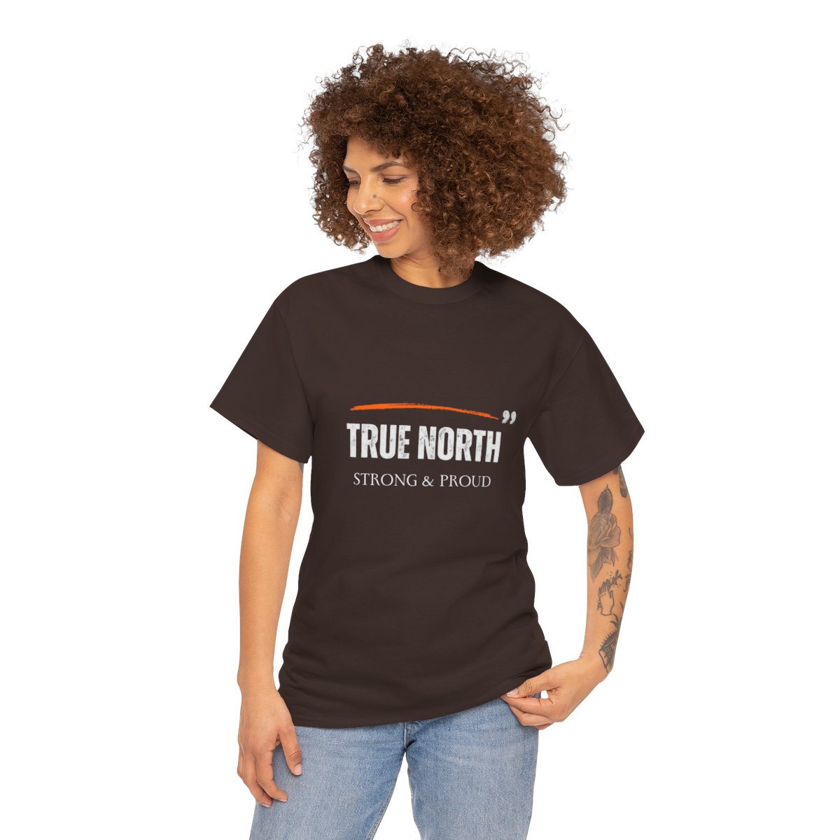 True North, Strong & Proud: Unisex Heavy Cotton Tee - Image 12