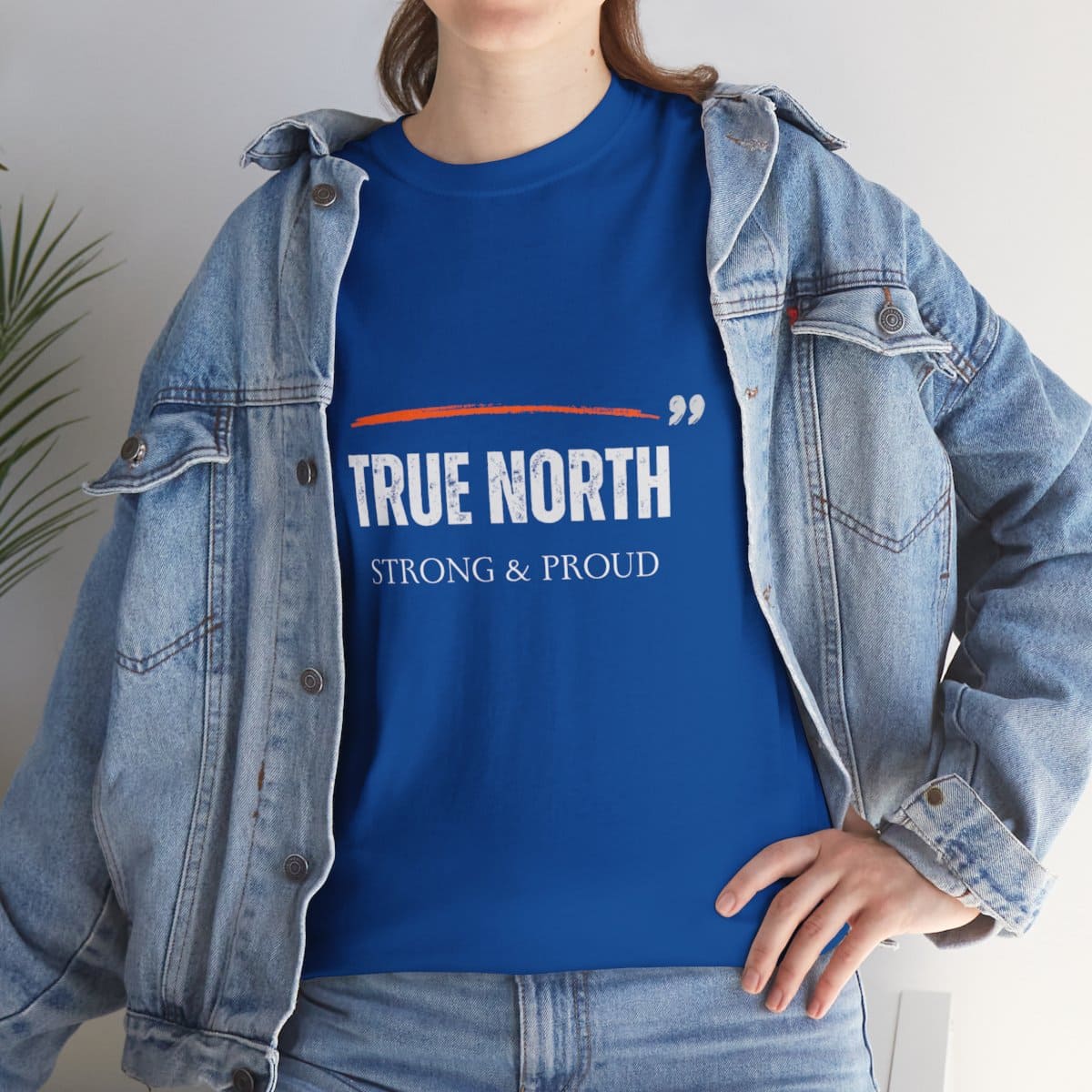 True North, Strong & Proud: Unisex Heavy Cotton Tee - Image 77