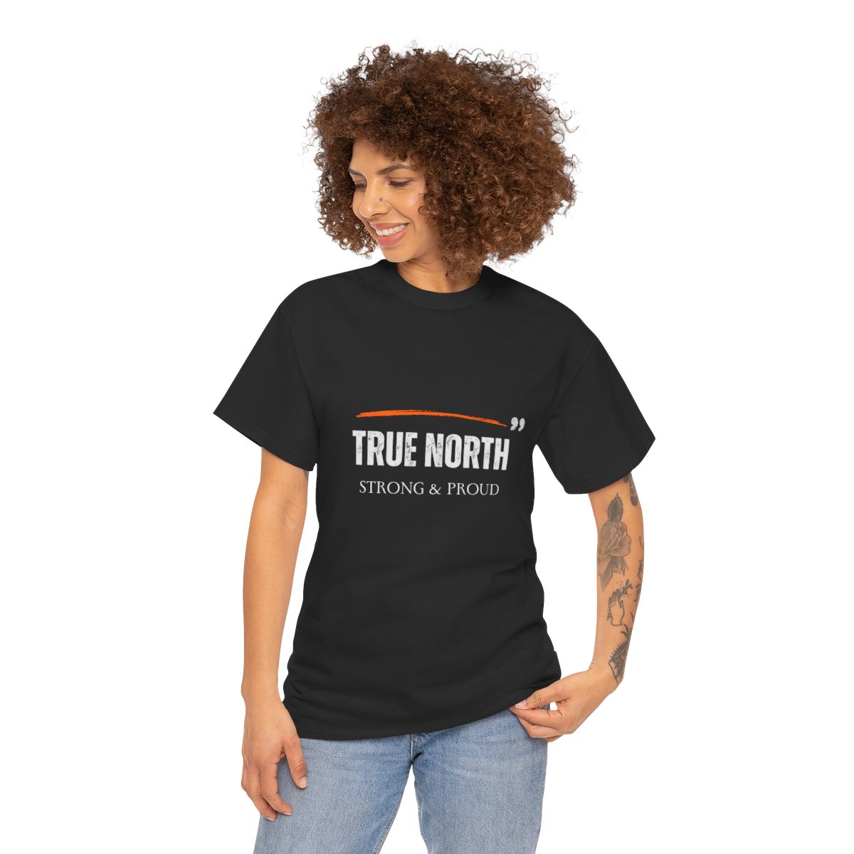 True North, Strong & Proud: Unisex Heavy Cotton Tee - Image 39