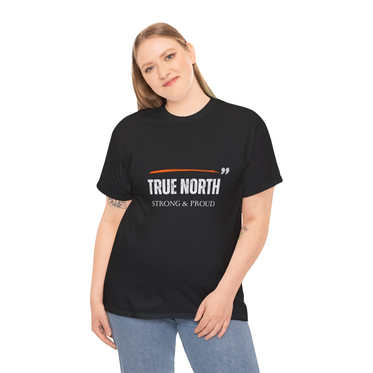 True North, Strong & Proud: Unisex Heavy Cotton Tee - Image 40
