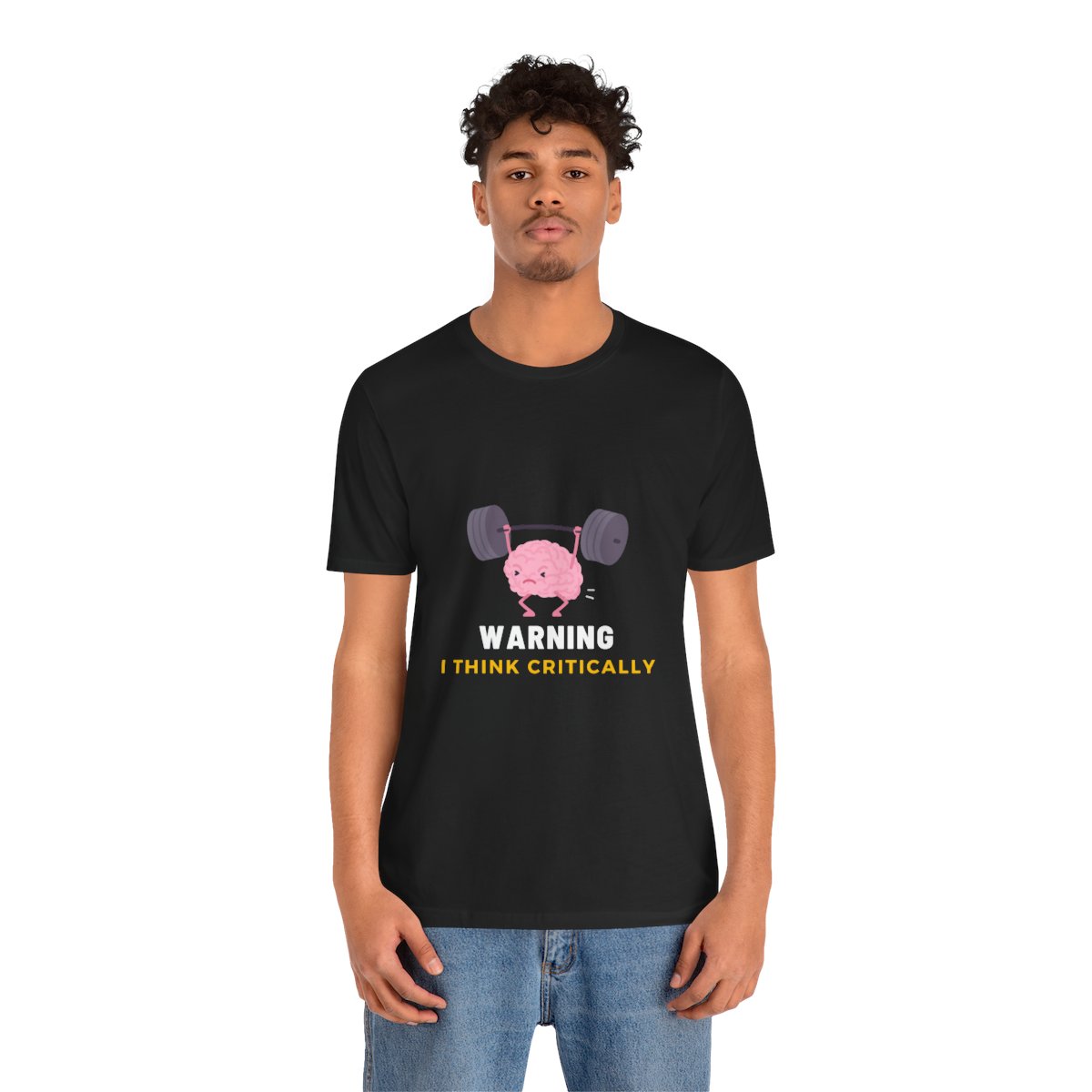 Warning: I Think Critically - Unisex Jersey Short Sleeve Tee 42 Warning: I Think Critically - Unisex Jersey Short Sleeve Tee - Image 42