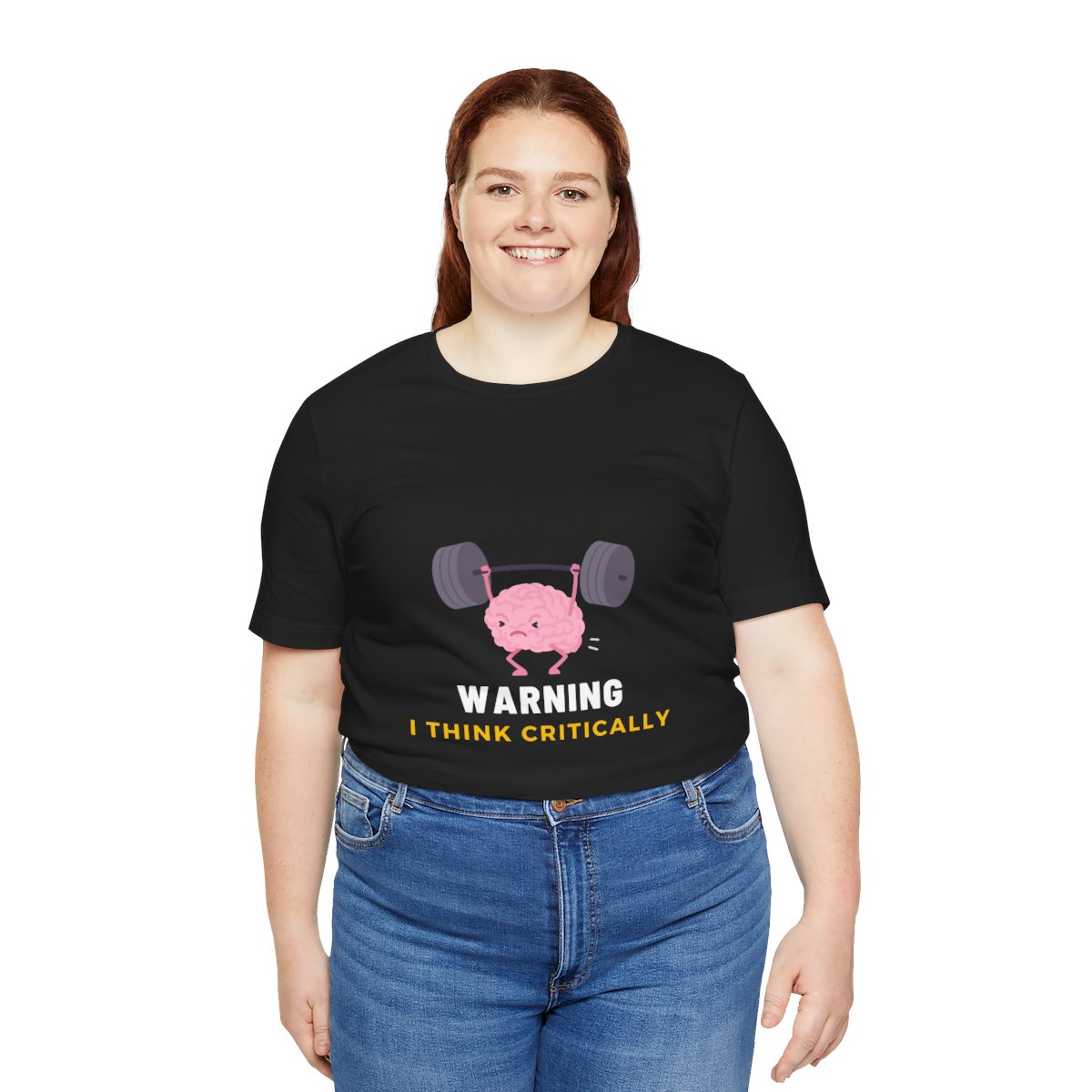 Warning: I Think Critically - Unisex Jersey Short Sleeve Tee 45 Warning: I Think Critically - Unisex Jersey Short Sleeve Tee - Image 45