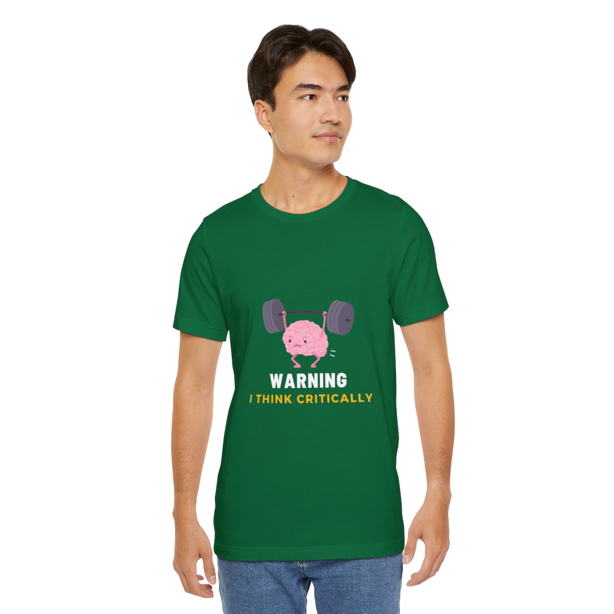 Warning: I Think Critically - Unisex Jersey Short Sleeve Tee 79 Warning: I Think Critically - Unisex Jersey Short Sleeve Tee - Image 79