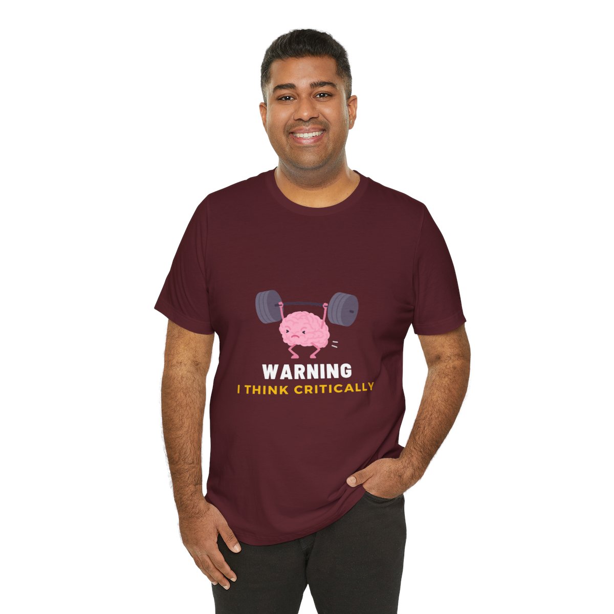 Warning: I Think Critically - Unisex Jersey Short Sleeve Tee 17 Warning: I Think Critically - Unisex Jersey Short Sleeve Tee - Image 17