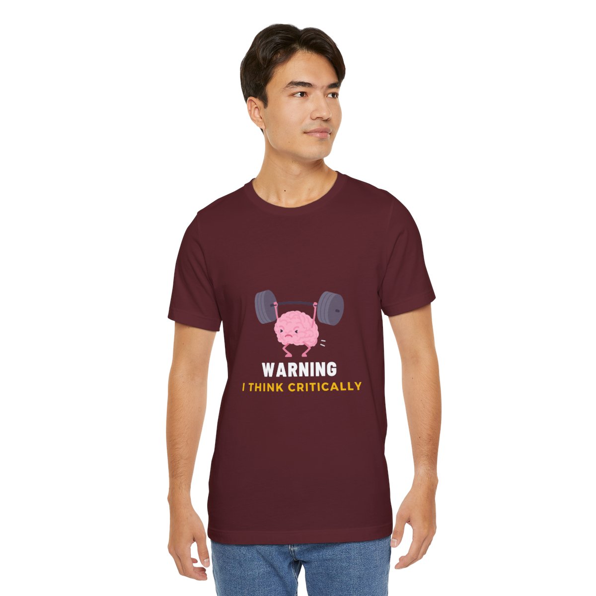 Warning: I Think Critically - Unisex Jersey Short Sleeve Tee 21 Warning: I Think Critically - Unisex Jersey Short Sleeve Tee - Image 21