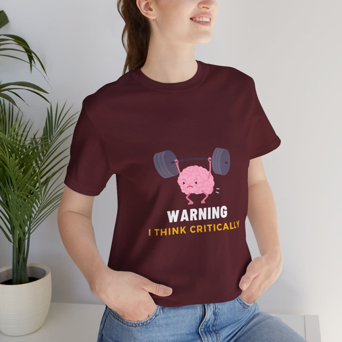 Warning: I Think Critically - Unisex Jersey Short Sleeve Tee 25 Warning: I Think Critically - Unisex Jersey Short Sleeve Tee - Image 25