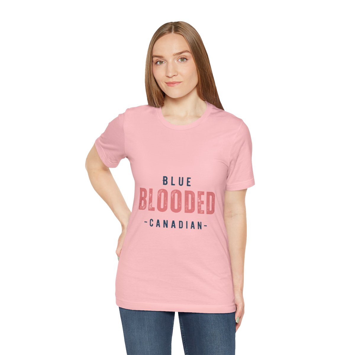 Blue Blooded Canadian - Unisex Short Sleeve Tee 72 Blue Blooded Canadian - Unisex Short Sleeve Tee - Image 72