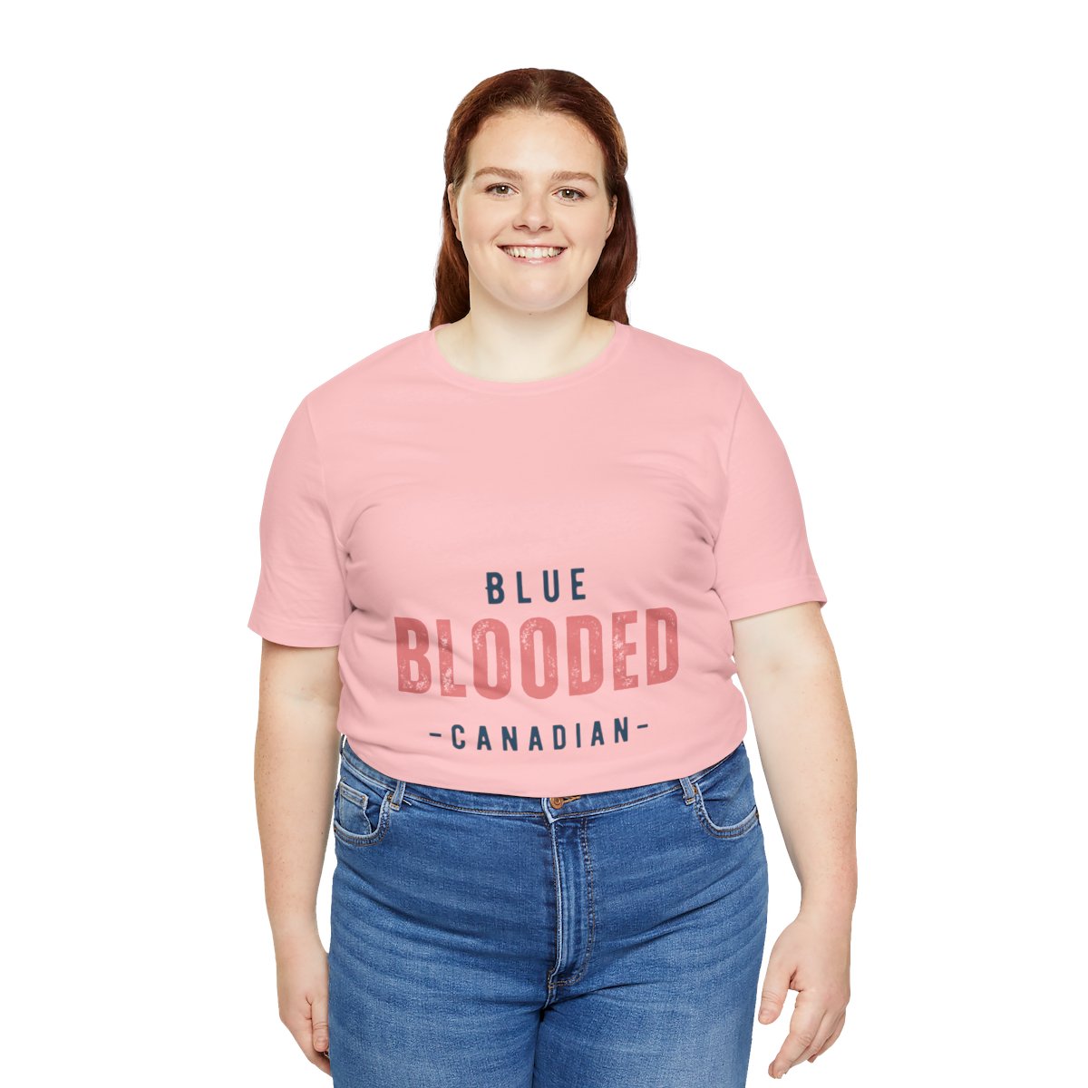 Blue Blooded Canadian - Unisex Short Sleeve Tee 74 Blue Blooded Canadian - Unisex Short Sleeve Tee - Image 74