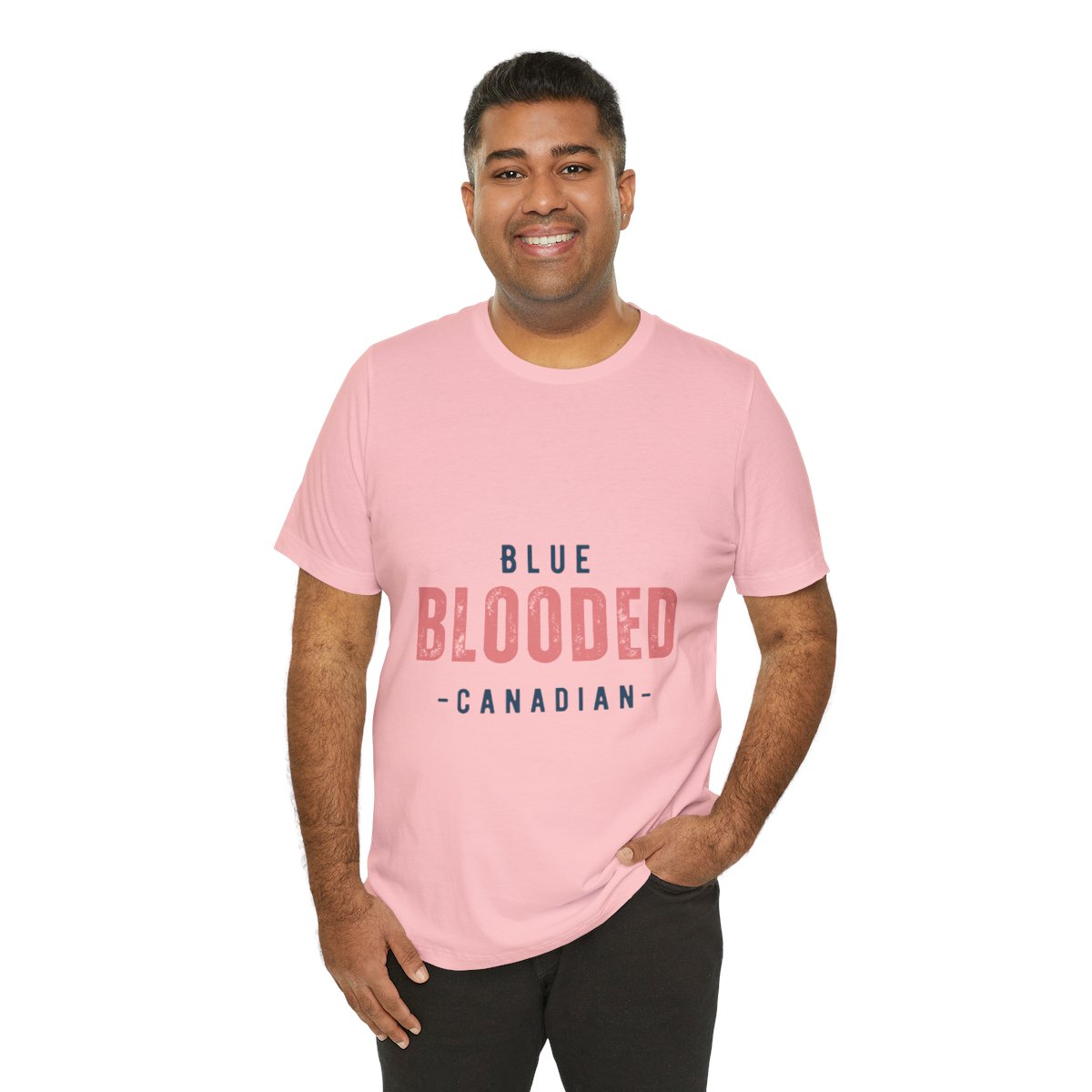 Blue Blooded Canadian - Unisex Short Sleeve Tee 75 Blue Blooded Canadian - Unisex Short Sleeve Tee - Image 75