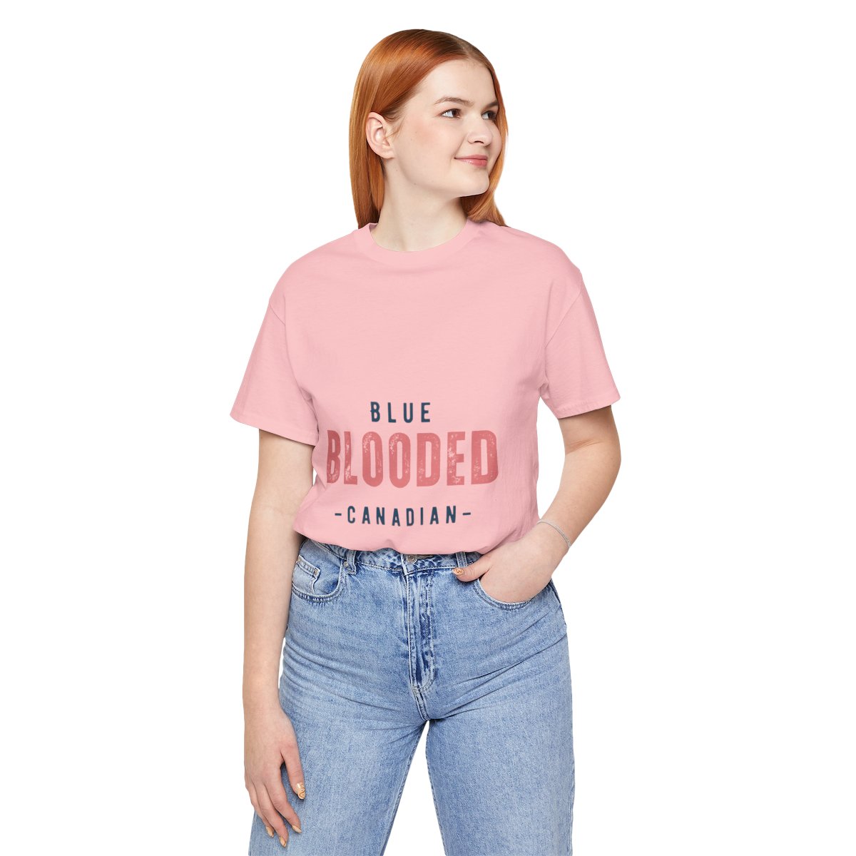 Blue Blooded Canadian - Unisex Short Sleeve Tee 77 Blue Blooded Canadian - Unisex Short Sleeve Tee - Image 77