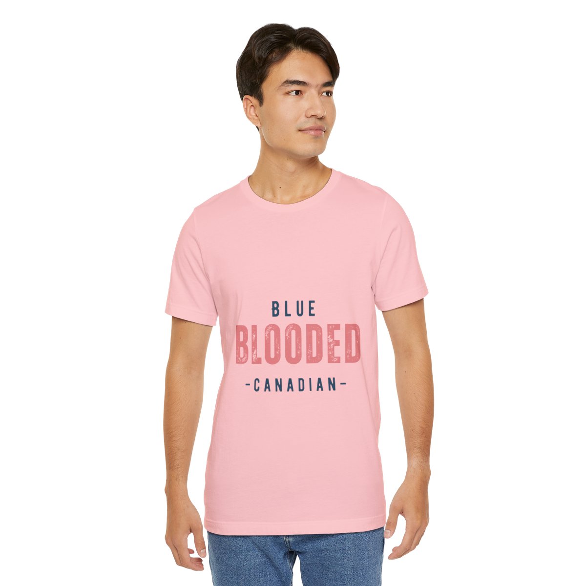 Blue Blooded Canadian - Unisex Short Sleeve Tee 79 Blue Blooded Canadian - Unisex Short Sleeve Tee - Image 79