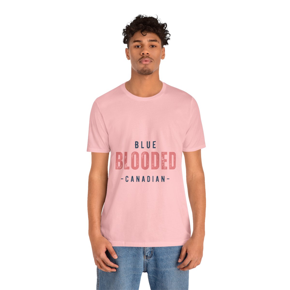 Blue Blooded Canadian - Unisex Short Sleeve Tee 71 Blue Blooded Canadian - Unisex Short Sleeve Tee - Image 71