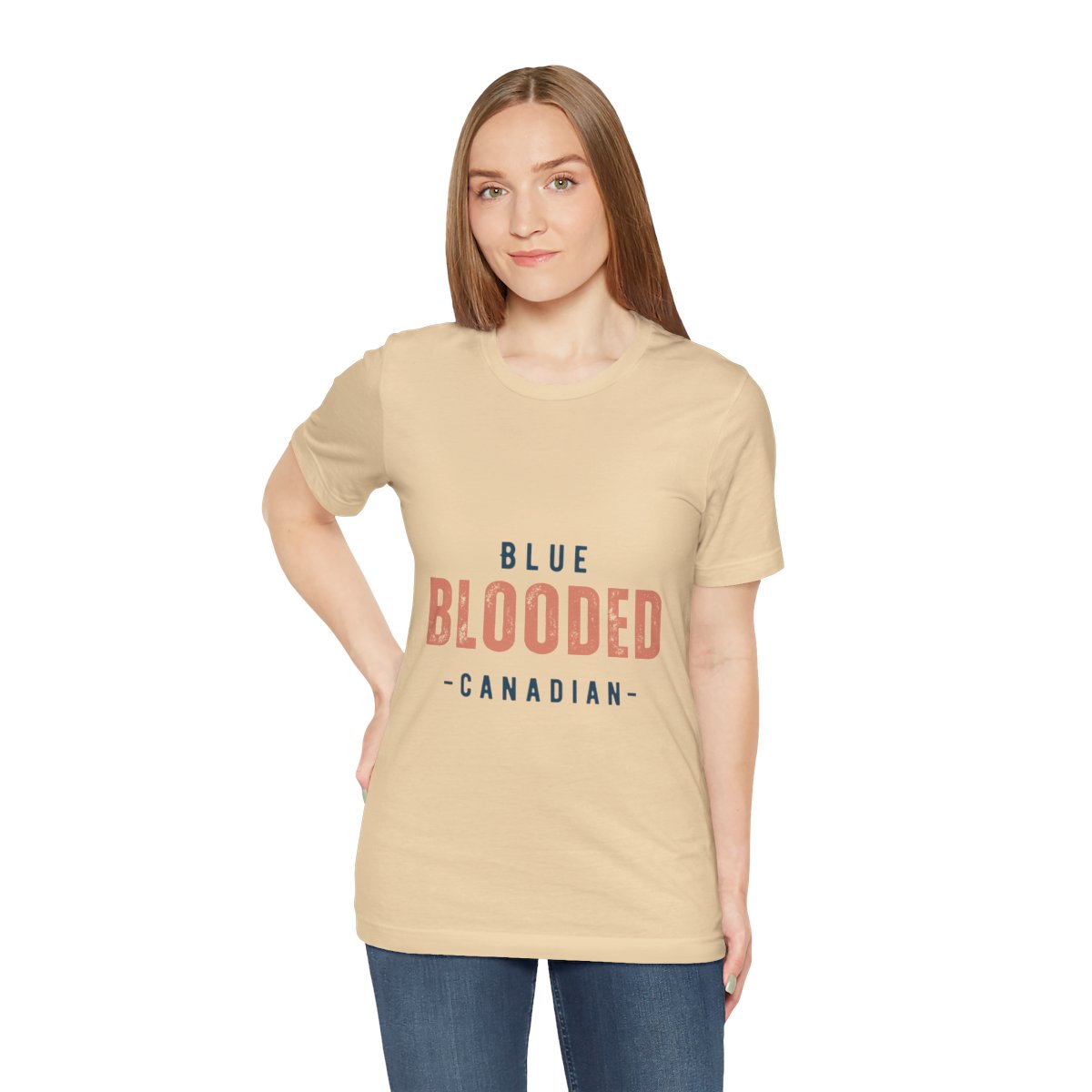 Blue Blooded Canadian - Unisex Short Sleeve Tee 14 Blue Blooded Canadian - Unisex Short Sleeve Tee - Image 14