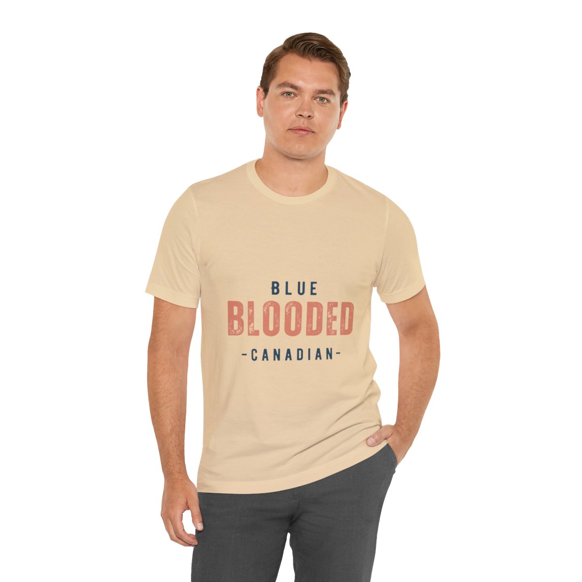Blue Blooded Canadian - Unisex Short Sleeve Tee 15 Blue Blooded Canadian - Unisex Short Sleeve Tee - Image 15