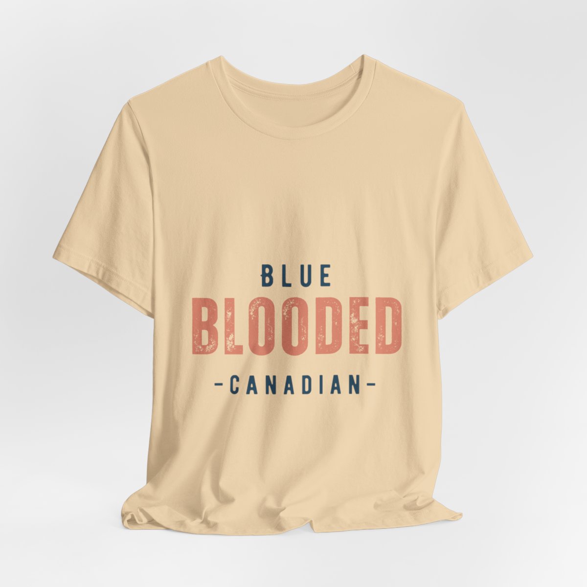 Blue Blooded Canadian - Unisex Short Sleeve Tee 7 Blue Blooded Canadian - Unisex Short Sleeve Tee - Image 7