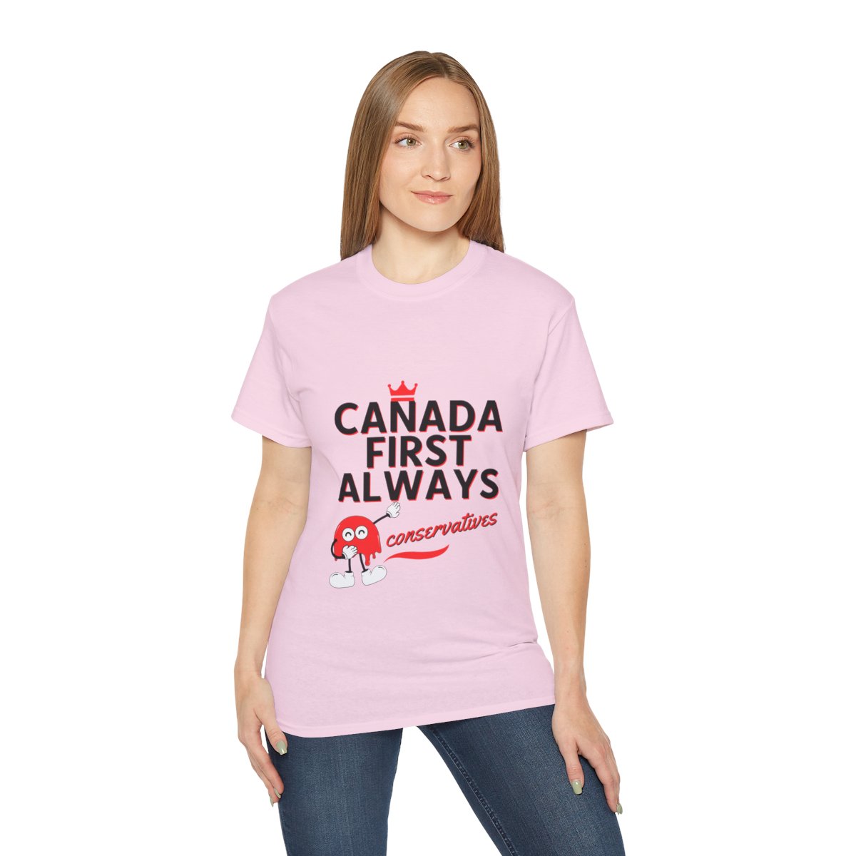 Canada First, Always Conservative - Unisex Ultra Cotton Tee 1 Canada First, Always Conservative - Unisex Ultra Cotton Tee