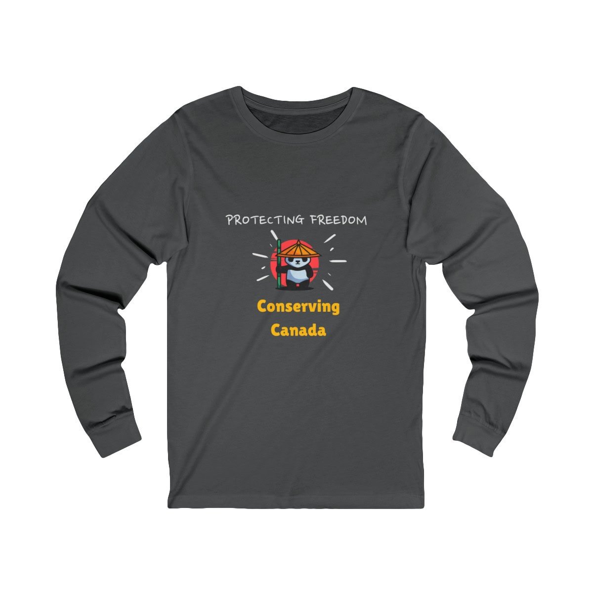 Protecting Freedom Conserving Canada: Unisex Jersey Long Sleeve Tee 3 Protecting Freedom Conserving Canada: Unisex Jersey Long Sleeve Tee - Image 3