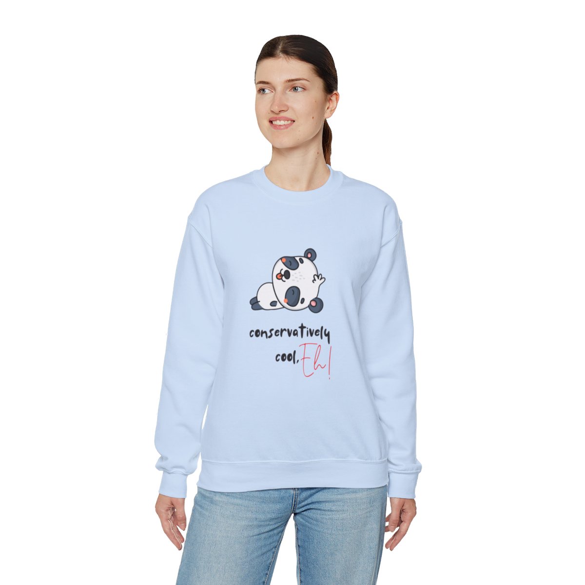 Conservatively Cool, Eh! - Unisex Heavy Blend™ Crewneck Sweatshirt - Image 34