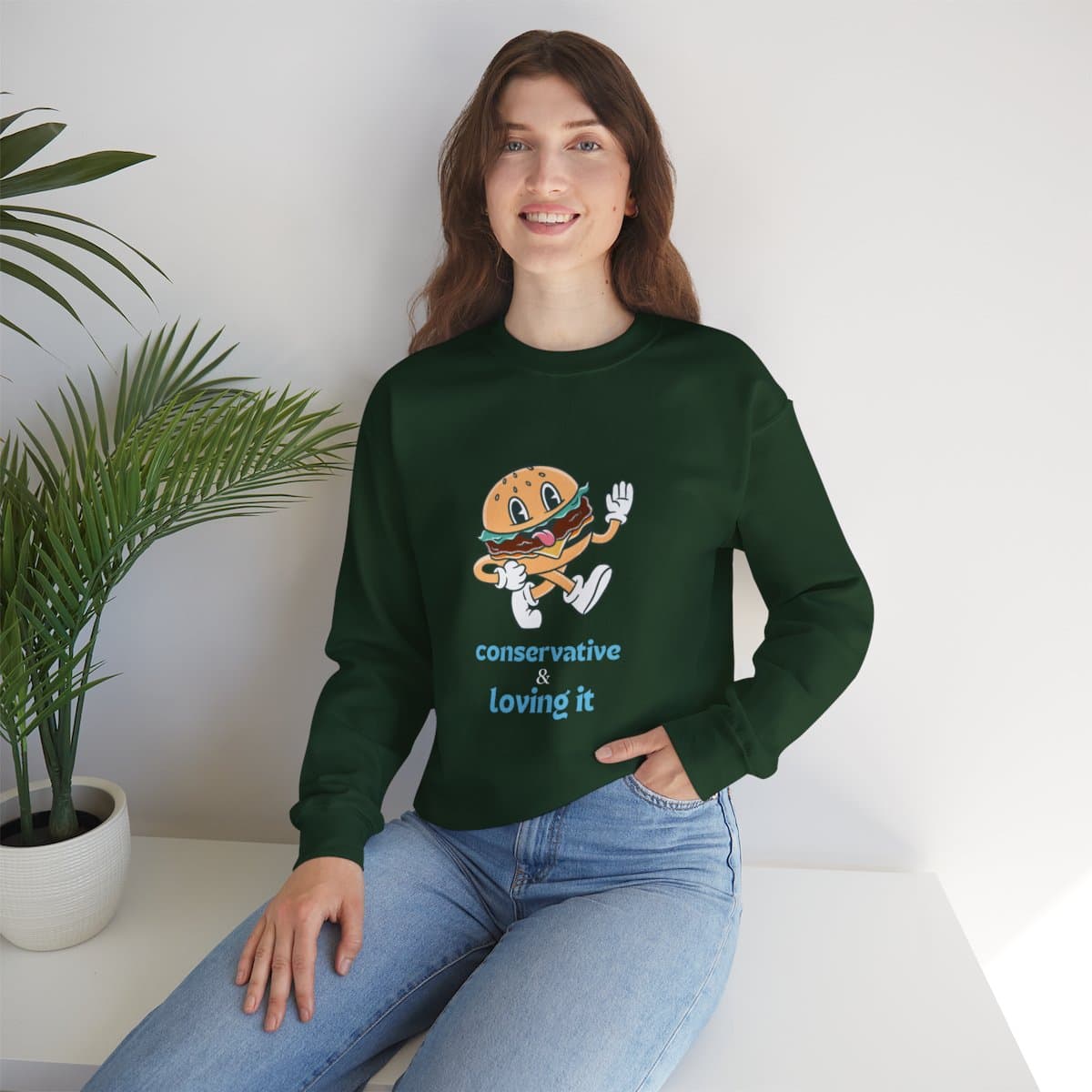 Conservative & Loving It - Unisex Crewneck Sweatshirt - Image 23