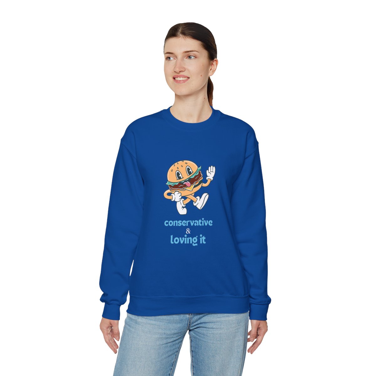 Conservative & Loving It - Unisex Crewneck Sweatshirt - Image 9
