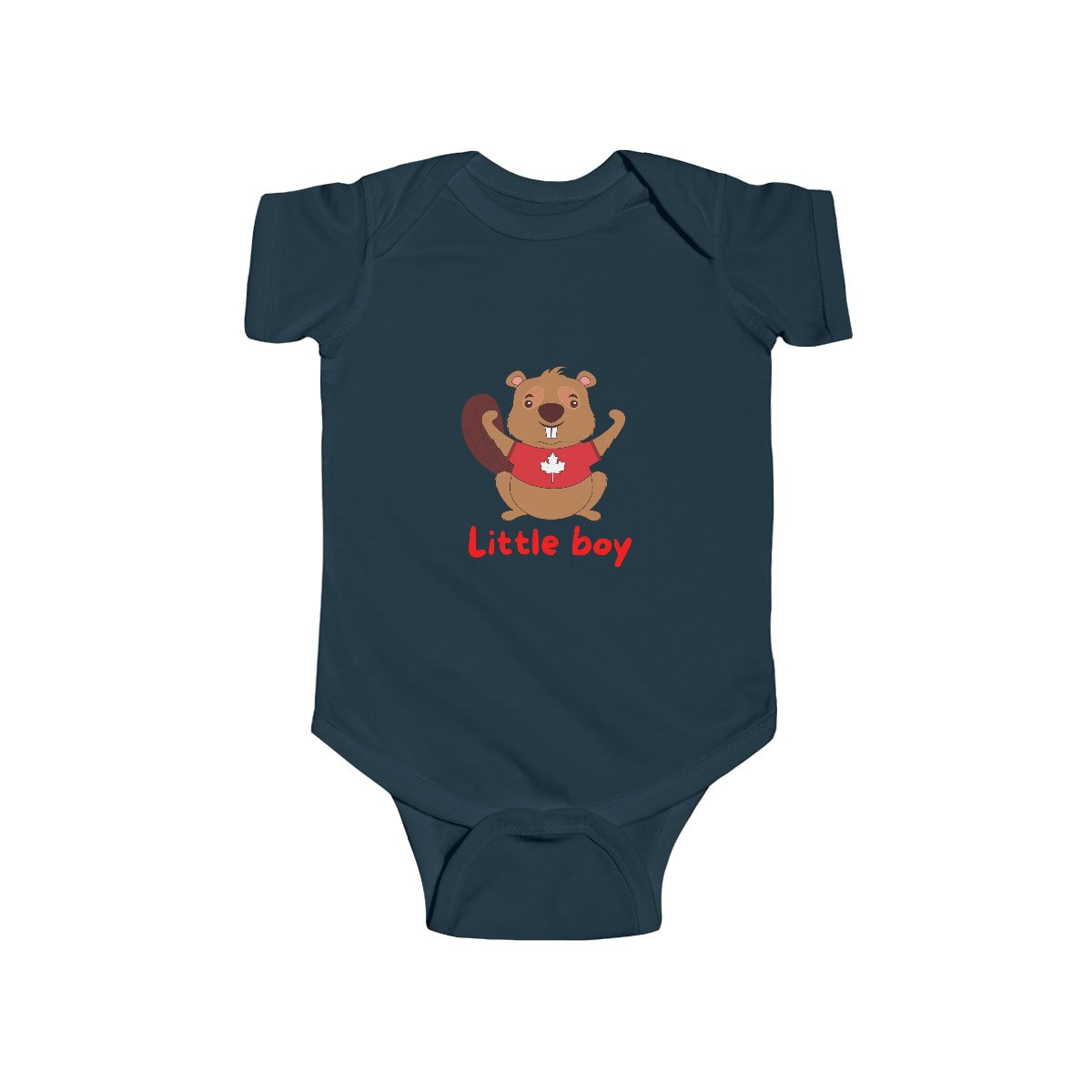 Little Boy - Infant Fine Jersey Bodysuit 3 Little Boy - Infant Fine Jersey Bodysuit - Image 3