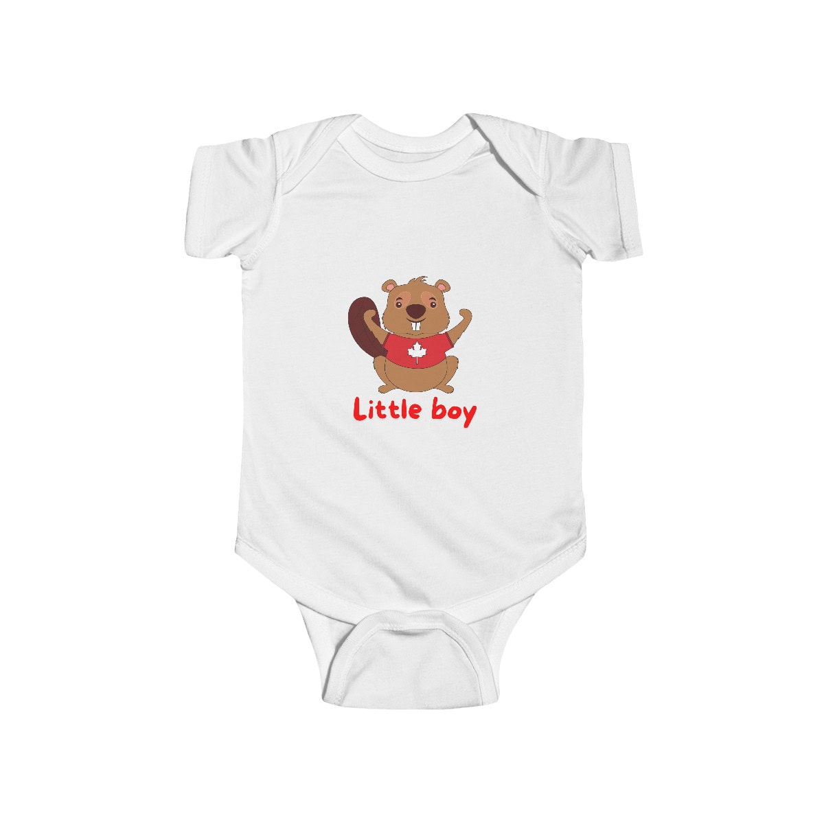 Little Boy - Infant Fine Jersey Bodysuit 1 Little Boy - Infant Fine Jersey Bodysuit