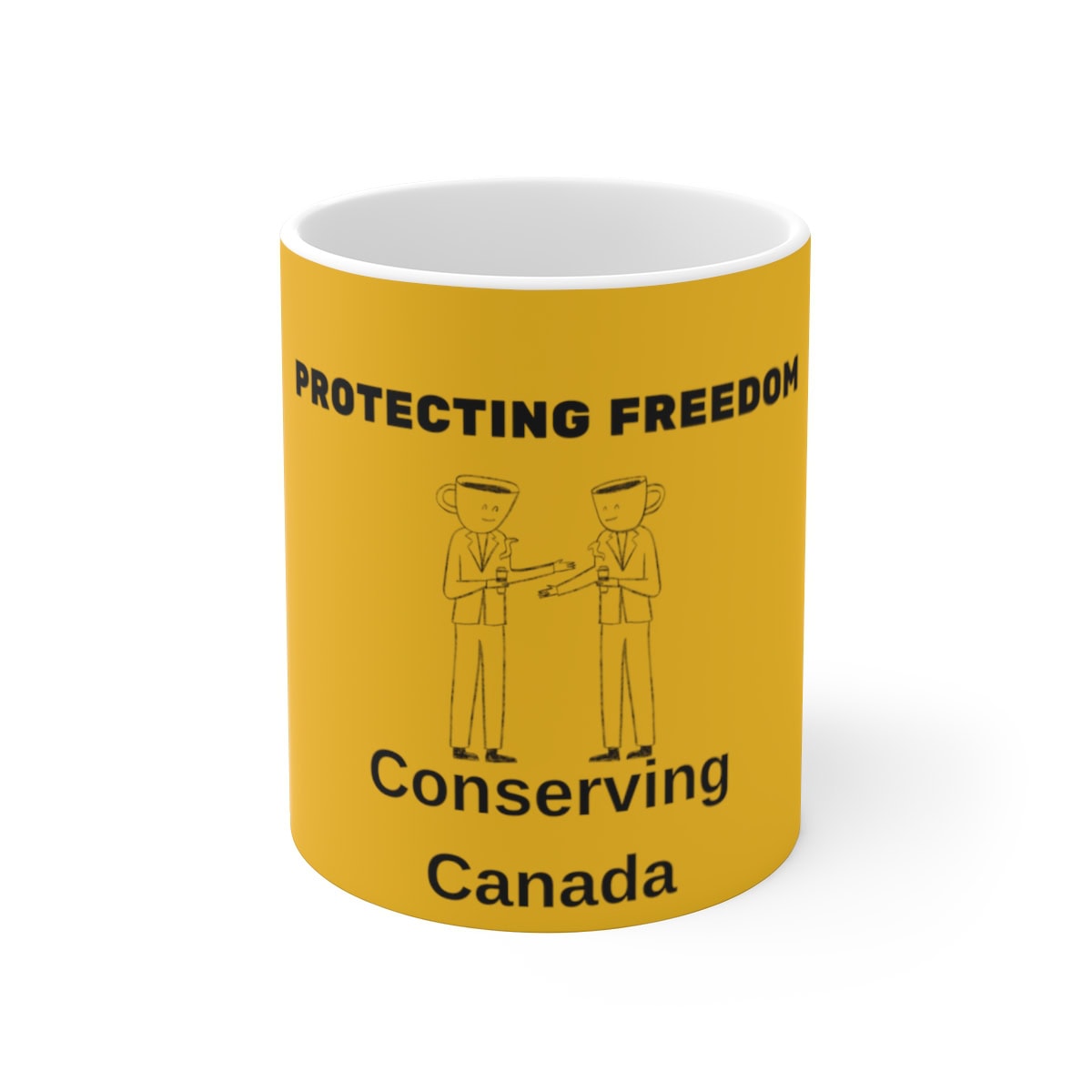 Protecting Freedom, Conserving Canada - Coffee Mug, 11oz - Image 2